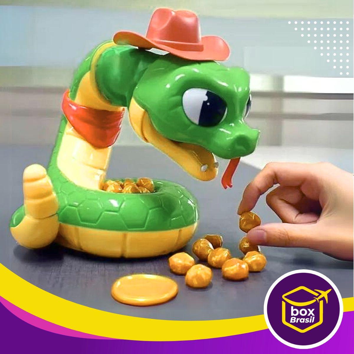 Brinquedo Interativo Jogo Cobra Serpente Pegue Ouro Tesouro